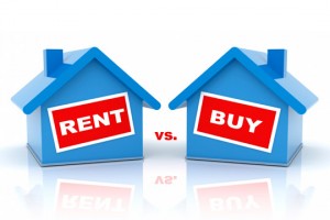 Rent vs buy graphic